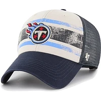 Men's '47 Cream Tennessee Titans Breakout MVP Trucker Adjustable Hat