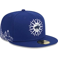 Men's New Era Navy Buffalo Bisons Theme Nights Local 59FIFTY Fitted Hat