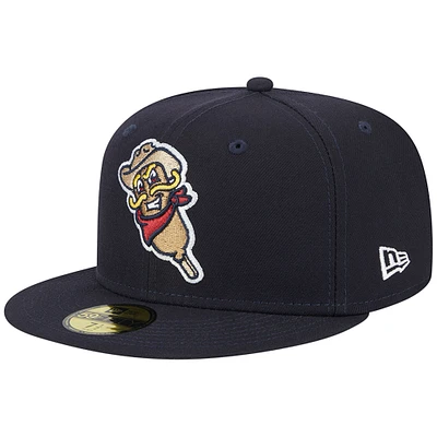 Men's New Era Navy Frisco RoughRiders Theme Nights Frisco Corny Dogs  59FIFTY Fitted Hat