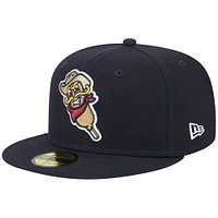 Men's New Era Navy Frisco RoughRiders Theme Nights Frisco Corny Dogs  59FIFTY Fitted Hat