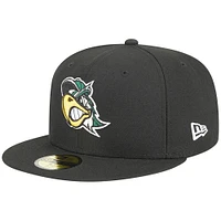 Men's New Era Black South Bend Cubs Theme Nights Silver Hawks  59FIFTY Fitted Hat