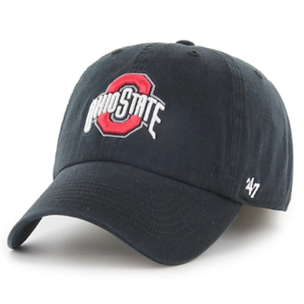 Men's '47 Black Ohio State Buckeyes Franchise Fitted Hat