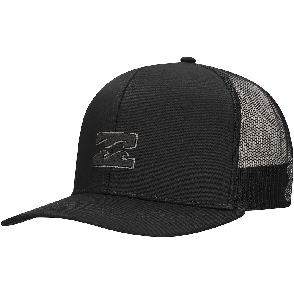 Men's Billabong Black All Day Trucker Adjustable Hat