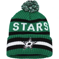 Men's '47 Kelly Green Dallas Stars Bering Cuffed Knit Hat with Pom