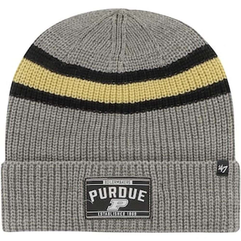 Men's '47 Charcoal Purdue Boilermakers Penobscot Cuffed Knit Hat