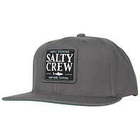 Men's Salty Crew Charcoal Cruiser Snapback Hat