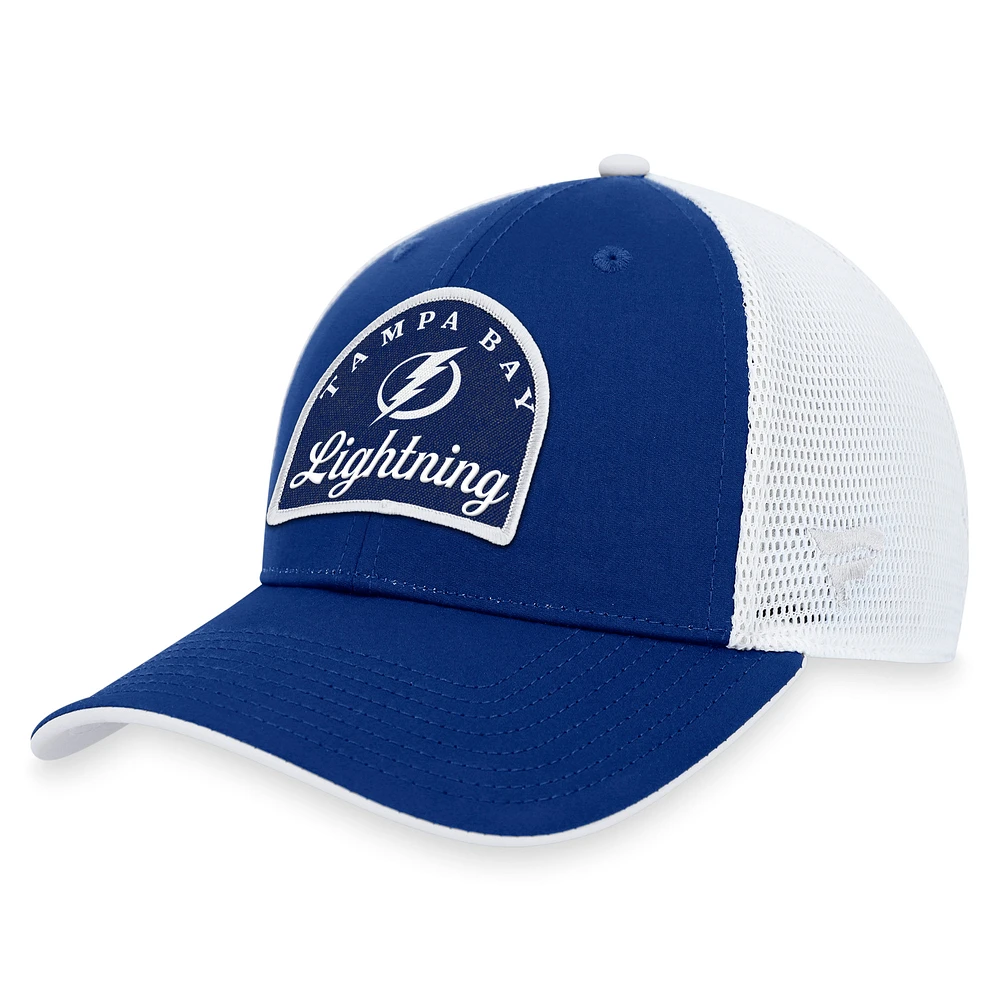 Men's Fanatics Blue/White Tampa Bay Lightning Fundamental Adjustable Hat