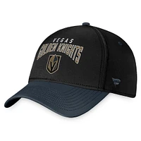 Men's Fanatics Black/Charcoal Vegas Golden Knights Fundamental 2-Tone Flex Hat