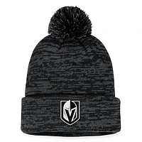 Men's Fanatics Black Vegas Golden Knights Fundamental Cuffed Knit Hat with Pom