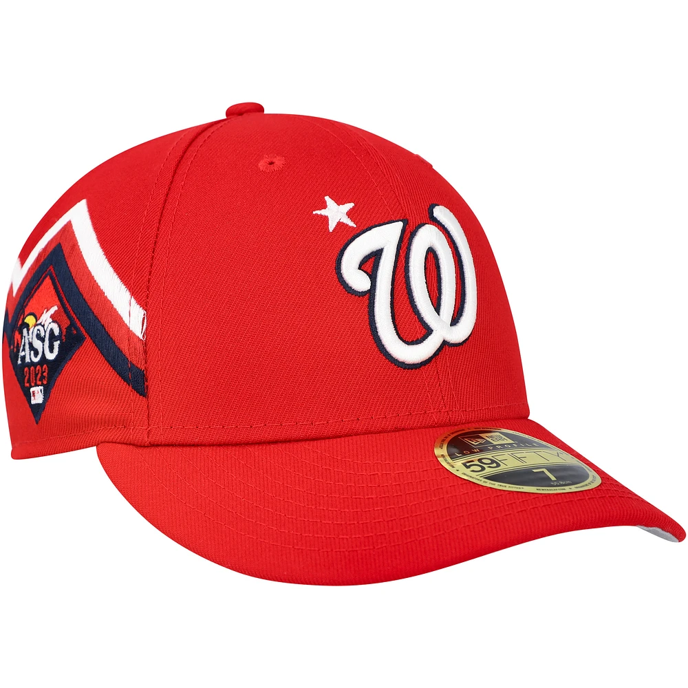 Men's New Era  Red Washington Nationals 2023 MLB All-Star Game Workout Low Profile 59FIFTY Fitted Hat