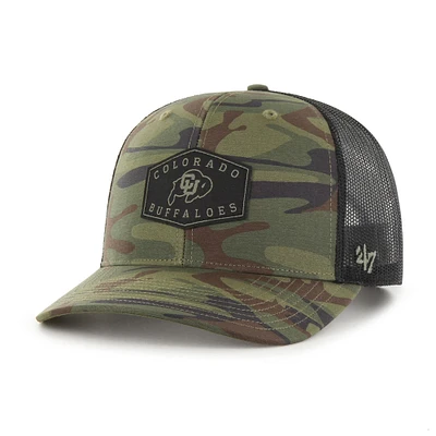 Men's '47 Camo/Black Colorado Buffaloes OHT Military Appreciation Cargo Convoy Adjustable Hat