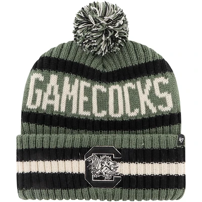 Men's '47 Green South Carolina Gamecocks OHT Military Appreciation Bering Cuffed Knit Hat with Pom