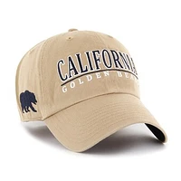 Men's '47 Khaki Cal Bears District Clean Up Adjustable Hat