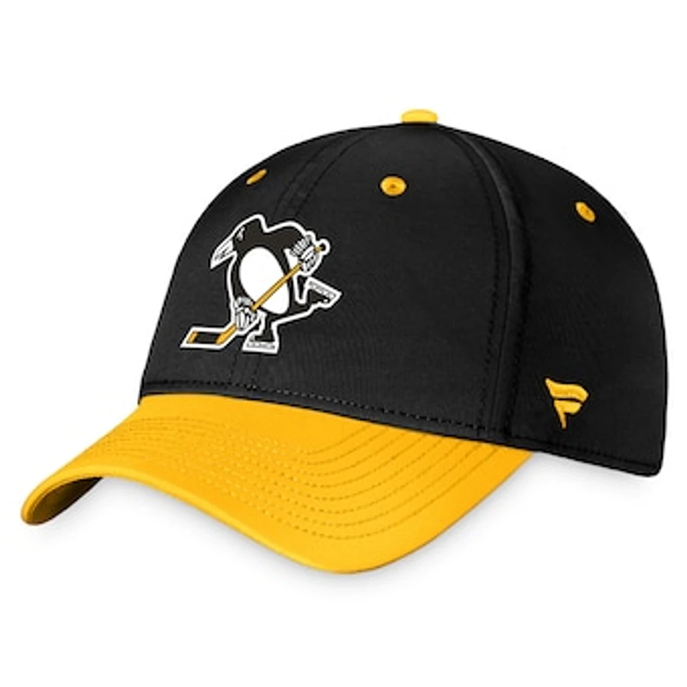 Men's Fanatics Black Pittsburgh Penguins Authentic Pro Alternate Jersey Flex Hat