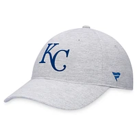 Men's Fanatics Gray Kansas City Royals Logo Adjustable Hat