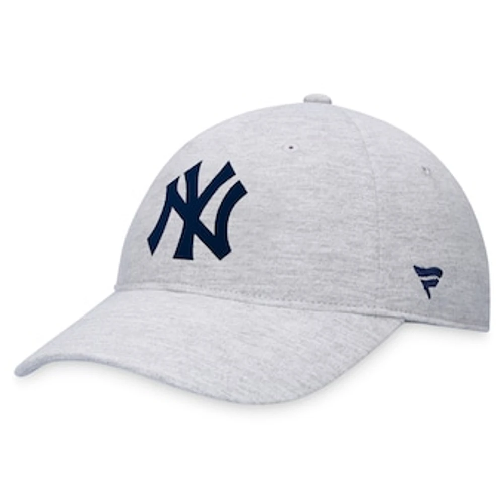 Men's Fanatics Gray New York Yankees Logo Adjustable Hat