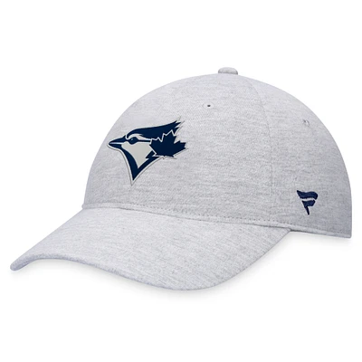 Men's Fanatics Gray Toronto Blue Jays Logo Adjustable Hat