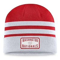 Men's Fanatics Gray Washington Nationals Cuffed Knit Hat