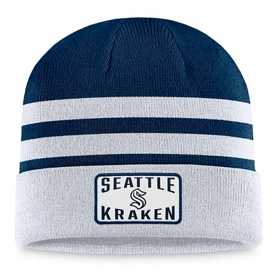 Men's Fanatics Gray Seattle Kraken Cuffed Knit Hat