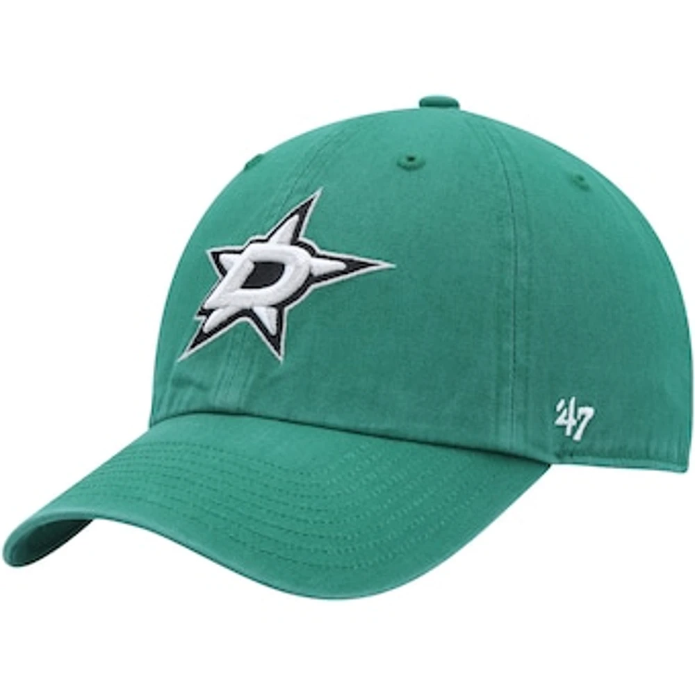 Men's '47 Kelly Green Dallas Stars Clean Up Adjustable Hat