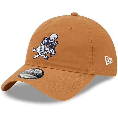 Men's New Era  Brown Dallas Cowboys Throwback Main Core Classic 2.0 9TWENTY Adjustable Hat