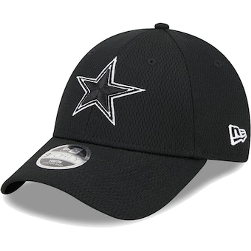 Youth New Era Black Dallas Cowboys  Main B-Dub 9FORTY Adjustable Hat