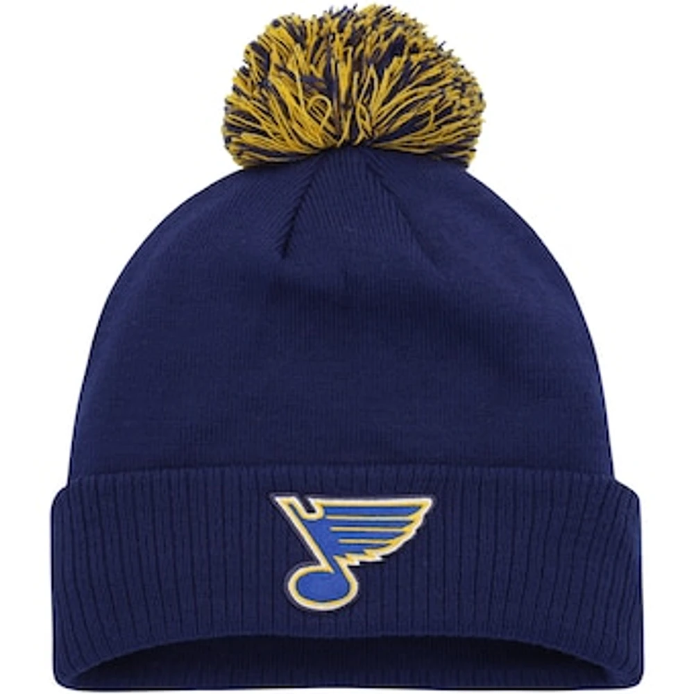 Men's adidas Blue St. Louis Blues COLD.RDY Cuffed Knit Hat with Pom