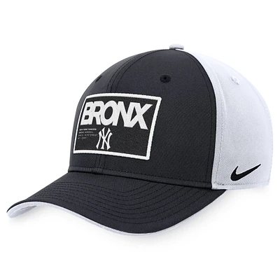 Men's Nike Navy/White New York Yankees Classic99 Colorblock Performance Snapback Hat