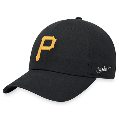 Men's Nike Black Pittsburgh Pirates Cooperstown Collection Heritage86 Adjustable Hat