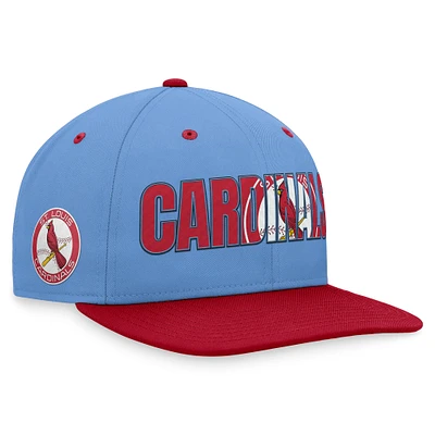 Men's Nike Light Blue St. Louis Cardinals Cooperstown Collection Pro Snapback Hat