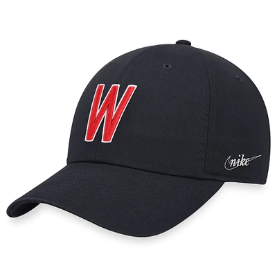 Men's Nike Navy Washington Senators Cooperstown Collection Heritage86 Adjustable Hat