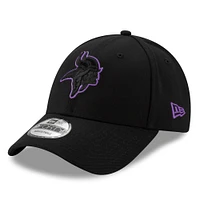 Men's New Era  Black Minnesota Vikings Momentum 9FORTY Snapback Hat