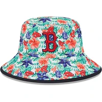 Men's New Era Boston Red Sox Tropic Floral Bucket Hat