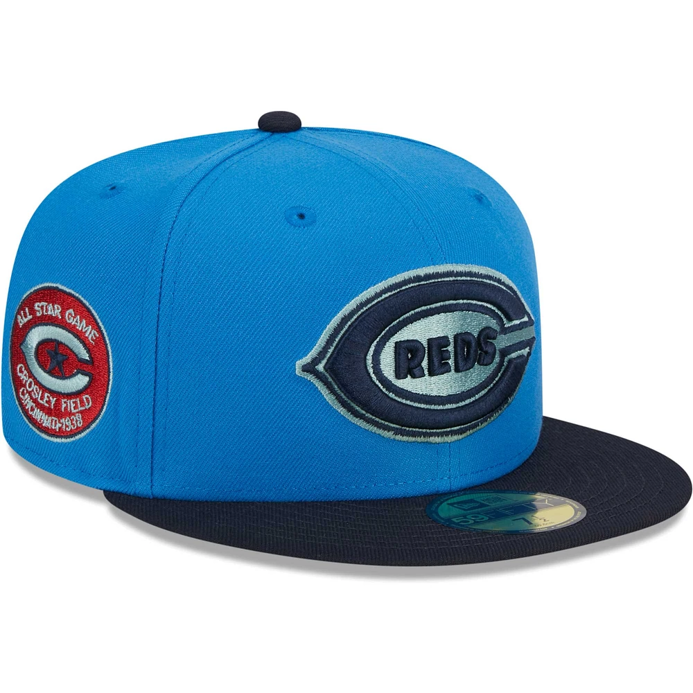 Men's New Era Royal Cincinnati Reds 59FIFTY Fitted Hat