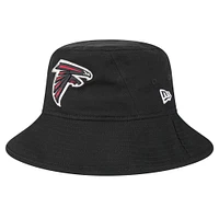 Men's New Era Black Atlanta Falcons Main Bucket Hat