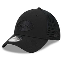 Men's New Era Black  York Jets Main Neo 39THIRTY Flex Hat