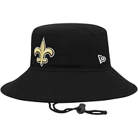 Men's New Era Black New Orleans Saints Main Bucket Hat