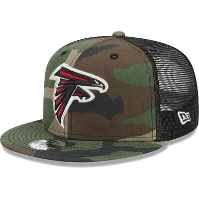 Youth New Era Camo Atlanta Falcons  Main Trucker 9FIFTY Snapback Hat