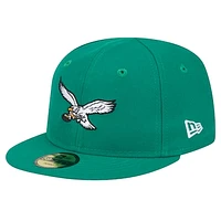 Infant New Era Kelly Green Philadelphia Eagles Throwback My 1st 59FIFTY Fitted Hat