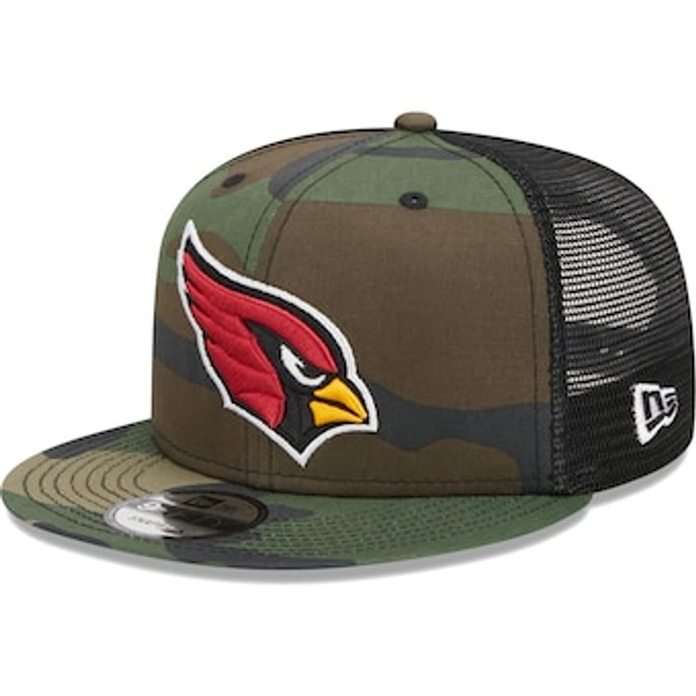 Men's New Era Camo Arizona Cardinals  Main Trucker 9FIFTY Snapback Hat