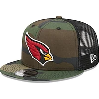 Men's New Era Camo Arizona Cardinals  Main Trucker 9FIFTY Snapback Hat