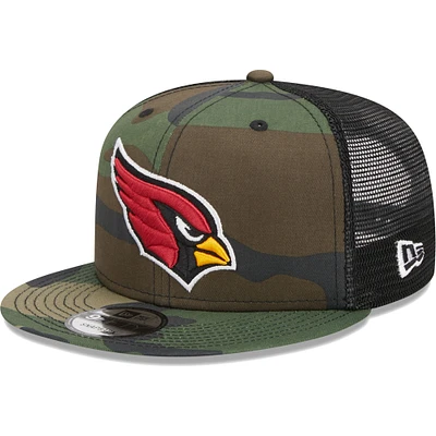 Men's New Era Camo Arizona Cardinals  Main Trucker 9FIFTY Snapback Hat