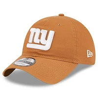 Men's New Era  Brown New York Giants  Main Core Classic 2.0 9TWENTY Adjustable Hat