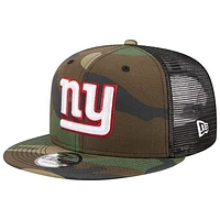 Men's New Era Camo New York Giants  Main Trucker 9FIFTY Snapback Hat