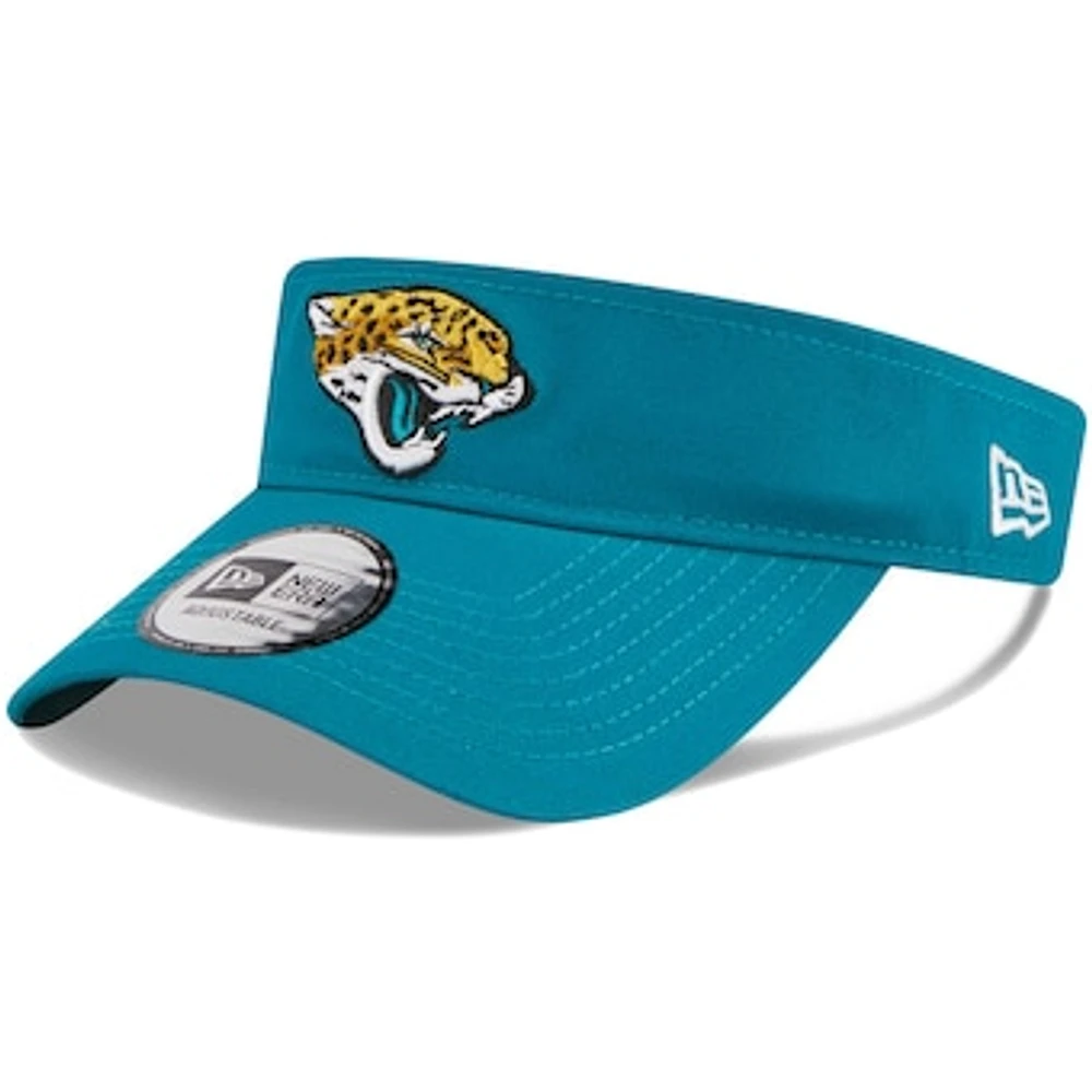 Men's New Era Teal Jacksonville Jaguars Main Adjustable Visor