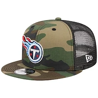 Men's New Era Camo Tennessee Titans  Main Trucker 9FIFTY Snapback Hat