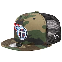 Men's New Era Camo Tennessee Titans  Main Trucker 9FIFTY Snapback Hat