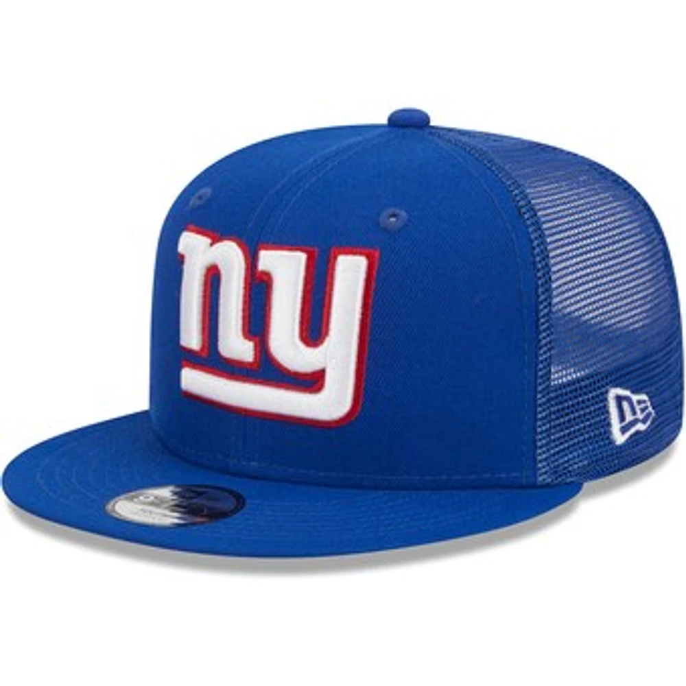 Youth New Era Royal New York Giants  Main Trucker 9FIFTY Snapback Hat