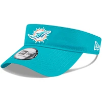 Men's New Era Aqua Miami Dolphins Main Adjustable Visor