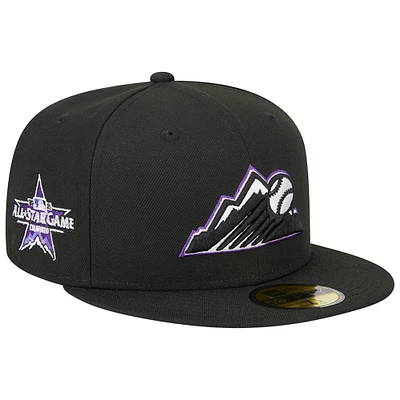 Men's New Era Black Colorado Rockies 2021 MLB All-Star Game Team Color 59FIFTY Fitted Hat